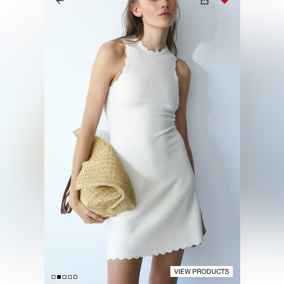 H&M Dresses & Skirts - H&M Scalloped Mini Dress